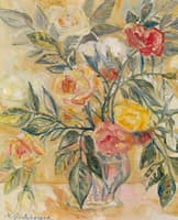 Roses in a Vase