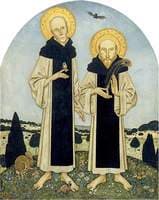 Charles Ricketts and Charles Shannon as Medieval Saints