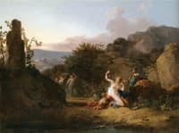 Nymphs Dancing and Playing Music in a Southern Landscape