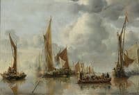 The Home Fleet Saluting the State Barge