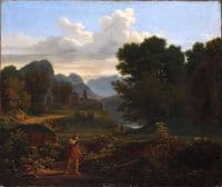 Landscape with Hunter