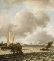Boats on Ruffled Water