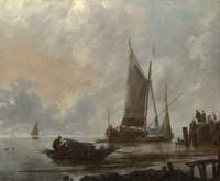 Vessels Moored off a Jetty