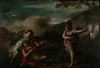The Combat of Mars and Minerva (sketch)