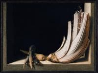 Still Life with Thistle and Carrots