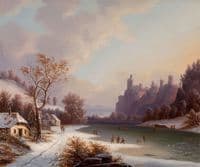 Ice Skating Scene
