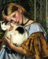 A Girl With A Cat
