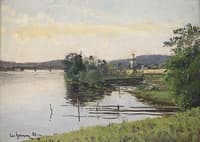 Landscape with Churchn Segersta