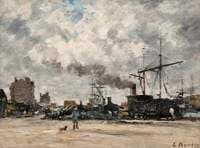 The Wharf - Shipping in Antwerp Harbour