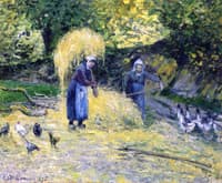 Peasants Carrying Straw, Montfoucault