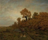 Gathering Wood in the Forest of Fontainebleau