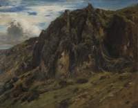 Landscape in the Auvergne