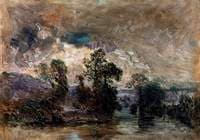 Landscape with a Stormy Sky