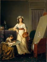 The Interior of an Atelier of a Woman Painter