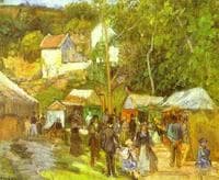 A Fair at l'Hermitage near Pontoise