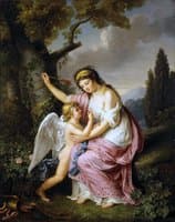 Woman and Cupid