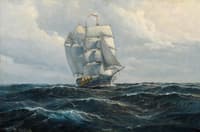 Under full sail