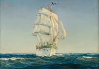 Under full sail