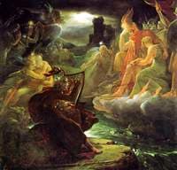 Ossian on the Bank of the Lora, Invoking the Gods to the Strains of a Harp (Malmaison)