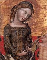 Madonna dell Umilità (Madonna of Humility) detail