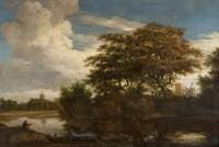 River Landscape with Fishermen