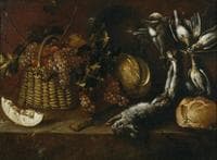 Still Life with Hare and Fruit