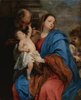 Holy Family with an Angel