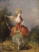 Lady Dancing with a Garland