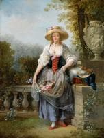 Gardener in Straw Hat
