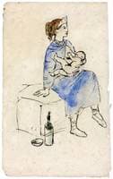 Circus Artist and Child