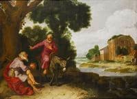 The prophet of Bethel meets the man of God from