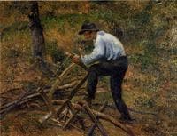Pere Melon Sawing Wood