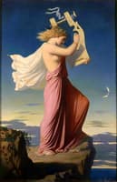 Sapho Playing Lyra