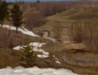 Melting Snow on the Slopes