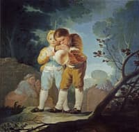 Children Blowing Balloons