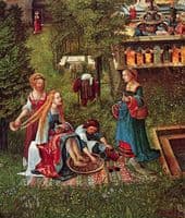 Suzanna in the Bath and the Stoning of the Elders (détail)