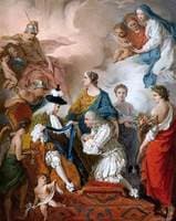 The Duke of Saint-Aignan Investing Girolamo Vaini wit the Insignia of a Knight of the Holy Spirit