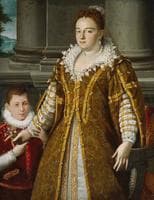 Portrait of Grand Duchess Bianca Capello de Medici with Her Son