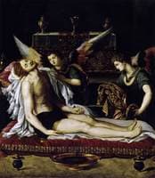 The Dead Christ with Two Angels