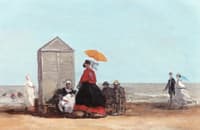 On the Beach at Trouville