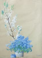 Bird Cherry and Forget-me-nots