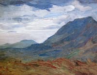 Landscape Sketch at Escorial