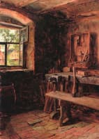Interior of a Woodcarver's Shop