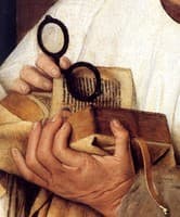 The Virgin and Child with Canon van der Paele (detail)