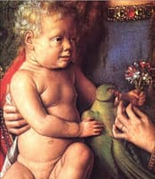The Virgin and Child with Canon van der Paele (detail)