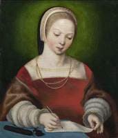 A Girl Writing