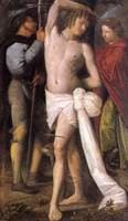 Saint Sebastian between St Roch and St Margaret