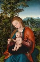 Madonna and Child in a Landscape