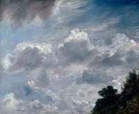 Cloud Study, Hampstead;  Tree at Right