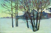Winter Landscape with a House